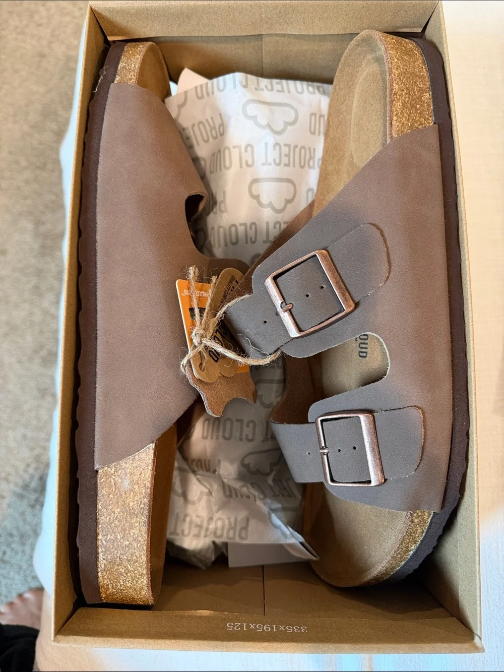 Men’s Project Cloud 2 Buckle Sandals Brown